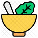 Salad Bowl Healthy Diet Mix Vegetables Icon
