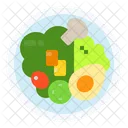 Salad Breakfast Food Icon