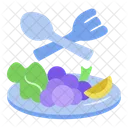 Salad Plate Food Icon