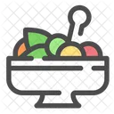 Salada Vegetal Saudavel Icon