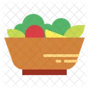 Salada Comida Vegana Icon