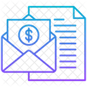 Salaire Cheque De Paie Salaire Icône