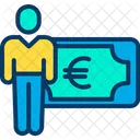 Salaire en euros  Icône