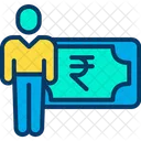 Salaire en roupies  Icône