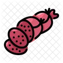 Salame Salsicha Comida Icon