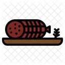 Salami Butcher Food Icon