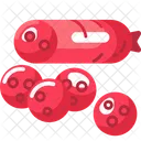 Salami Salchicha Carne Icono