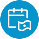 Calendario Salario Dinero Icon
