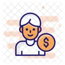 Salario De Empleado Empleado Trabajo Icono