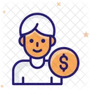 Salario De Empleado Empleado Trabajo Icono