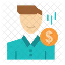 Salario De Empleado Ganancias Salario Icono