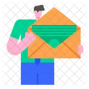 Salario de empleado  Icono