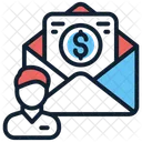 Salario de empleado  Icono