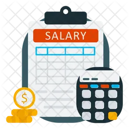 Salario de empleado  Icono