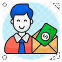 Salary Cash Envelope Money Envelope Icon