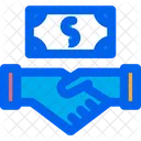 Salary Payment Business Contract Icon