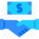 Salary Payment Business Contract Icon