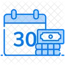 Monthly Payment Payday Salary Icon