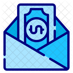 Salary Icon - Download in Colored Outline Style