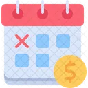 Salary Calendar Pay Icon