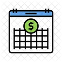 Finance Investment Calendar Icon