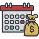 Salary Date Trading Calendar Financial Calendar Icon
