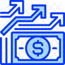 Income Growth Finance Icon