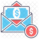 Monetize Money Envelope Salary Envelope Icon