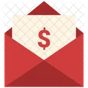 Dollar Sent Email Icon