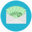 Dollar Bills Envelope Icon
