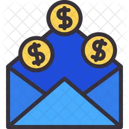 Salary Mail  Icon