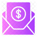 Money Dollar Mail Icon