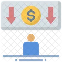 Salary Reduction Salary Reduction Icon