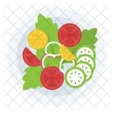 Salat Obst Gemischt Symbol