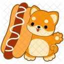 Salchicha Hot Dog Mayonesa Icono