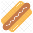 Hot Dog Comida Sandwich Icono