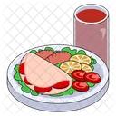 Salsa Desayuno Comida Icono