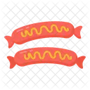 Hot Dog Salchichas Frankfurt Icono