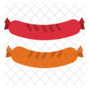 Salchichas Salami Carnicero Icono