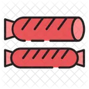 Salchichas Barbacoa Barbacoa Icono