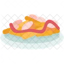 Salchipapa Hot Dog Icon