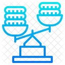 Escala Dinero Moneda Icono