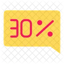 Sale 30 Precent Percentage Icon