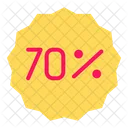 Sale 70 Percent Offer Icon