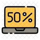 Sale 50 Percent Offer Icon