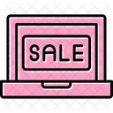 Sale Laptop Computer Icon