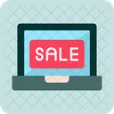 Sale Laptop Computer Icon