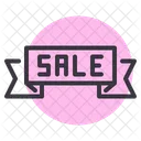 Sale Shopping Ribbon Icon