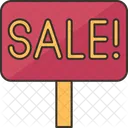 Sale Signpost Placard Icon