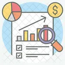 Report Analysis Sales Analysis Report Examination Icon